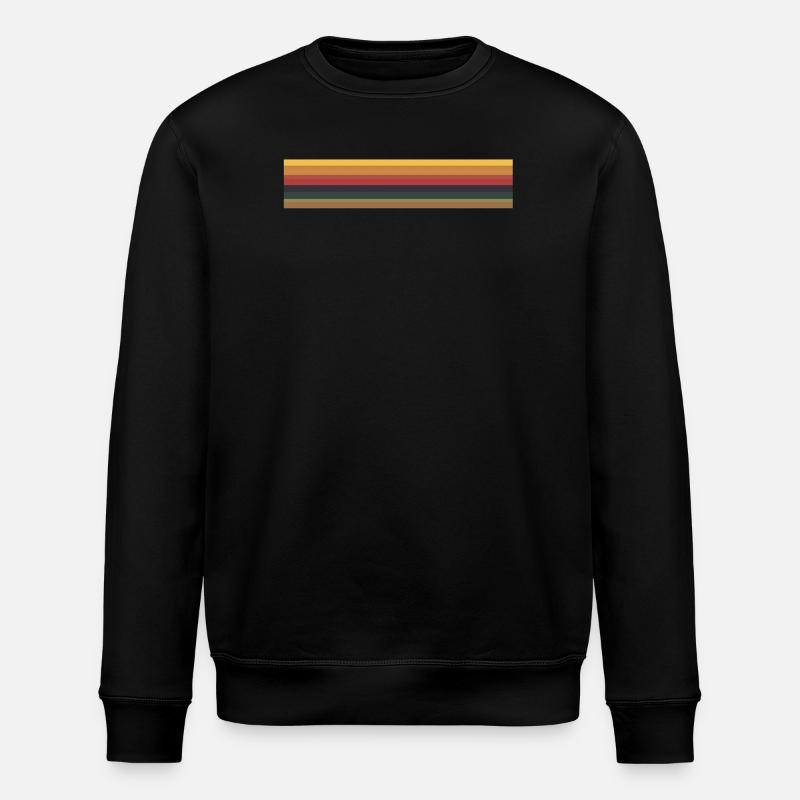 Dreizehnte Doktor-Streifen - Stanley/Stella Unisex Bio-Sweatshirt ROLLER - Schwarz