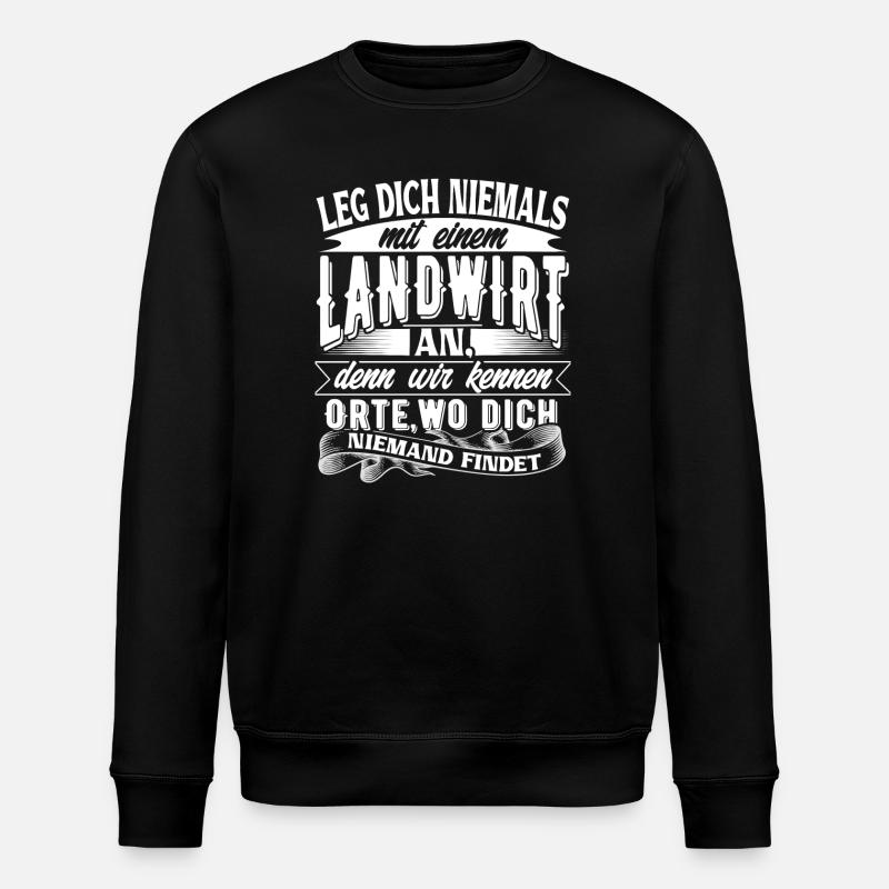 Landwirt - Stanley/Stella Unisex Bio-Sweatshirt ROLLER - Schwarz