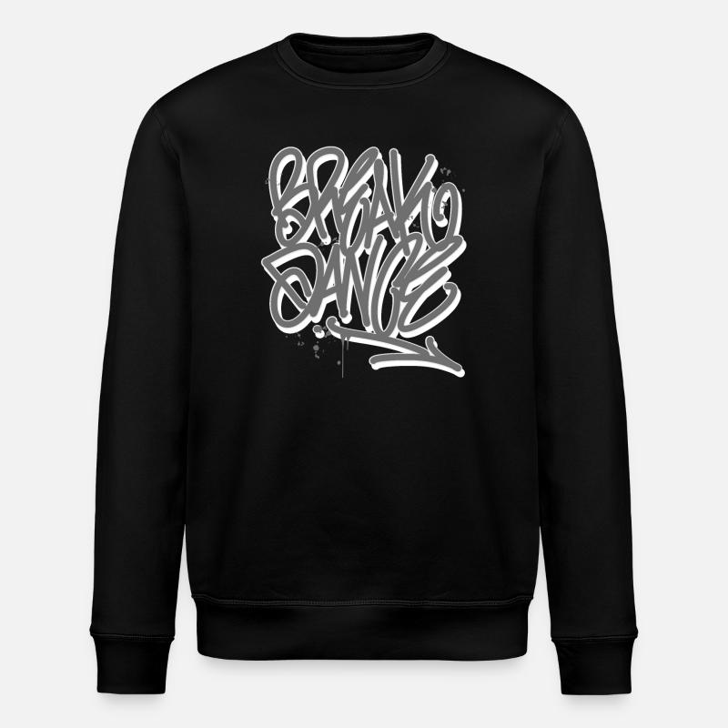 Breakdance Graffiti - Sweat bio ROLLER Stanley/Stella Unisexe - noir