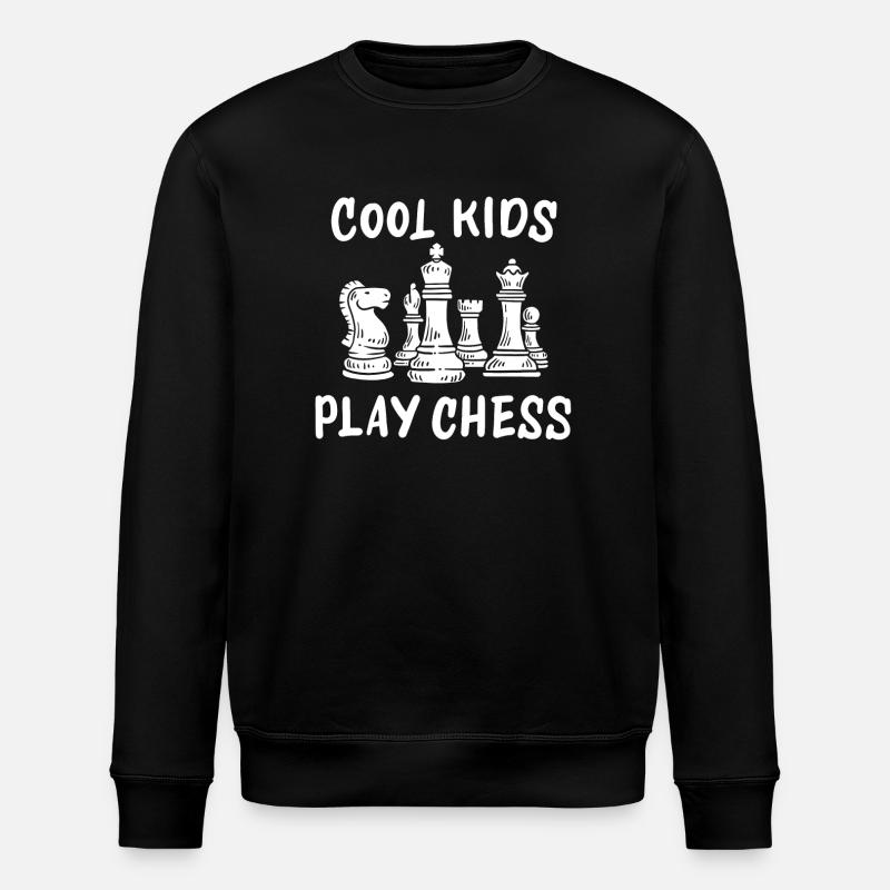 Schach - Stanley/Stella Unisex Bio-Sweatshirt ROLLER - Schwarz