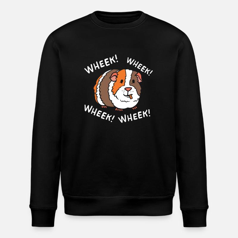 Cochon d'Inde - Sweat bio ROLLER Stanley/Stella Unisexe - noir