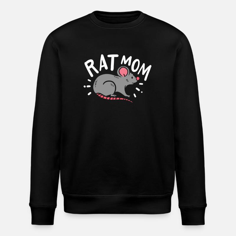 Rat - Sweat bio ROLLER Stanley/Stella Unisexe - noir