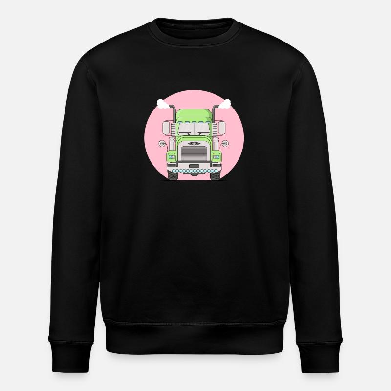 Truck Trucks Laster - Stanley/Stella Unisex Bio-Sweatshirt ROLLER - Schwarz