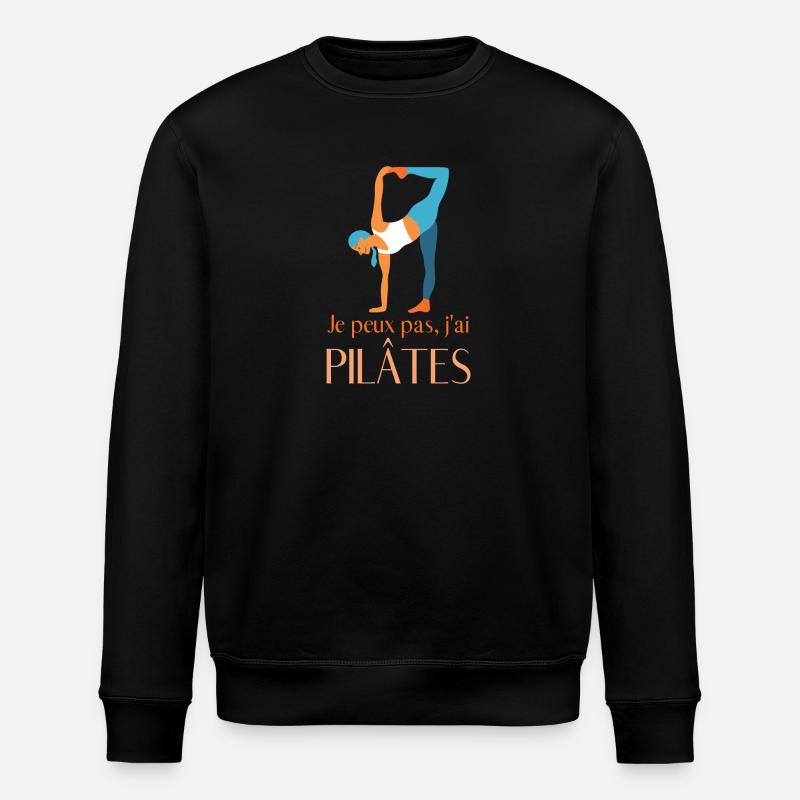 Pilates - Sweat bio ROLLER Stanley/Stella Unisexe - noir