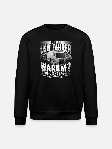 Lkw Fahrer - Stanley/Stella Unisex Bio-Sweatshirt ROLLER - Schwarz