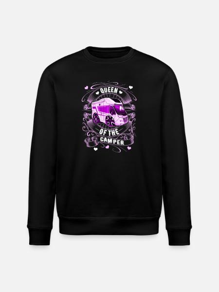 Queen Of The Camper - Stanley/Stella ROLLER Unisex Organic Sweatshirt - black