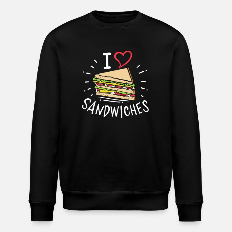 Sandwich - Stanley/Stella Unisex Bio-Sweatshirt ROLLER - Schwarz