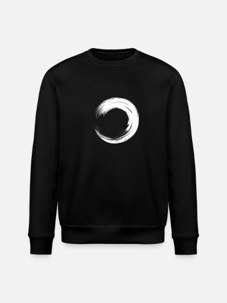circle - Stanley/Stella ROLLER Unisex Organic Sweatshirt - black