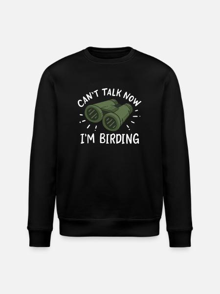 Bird Watching Birdwatchers - Stanley/Stella ROLLER Unisex Organic Sweatshirt - black