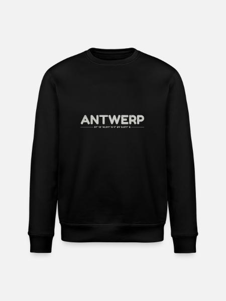 Coordonnées GPS Anvers Anvers - Sweat bio ROLLER Stanley/Stella Unisexe - noir