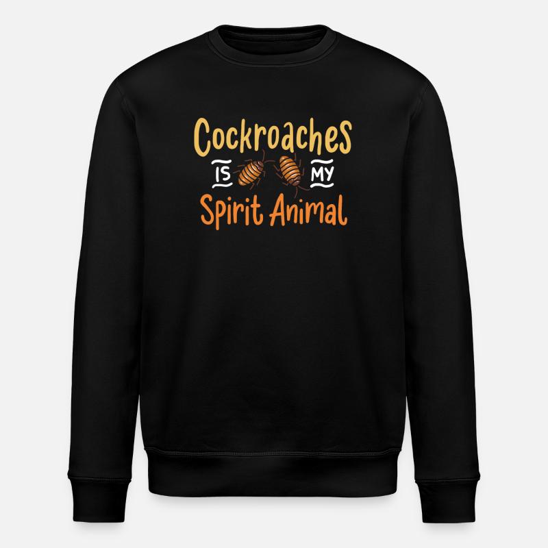 cockroach insect - Stanley/Stella ROLLER Unisex Organic Sweatshirt - black