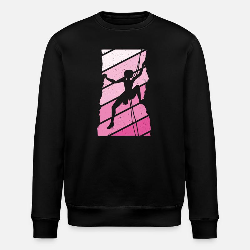 Kletterer Klettersport - Stanley/Stella Unisex Bio-Sweatshirt ROLLER - Schwarz