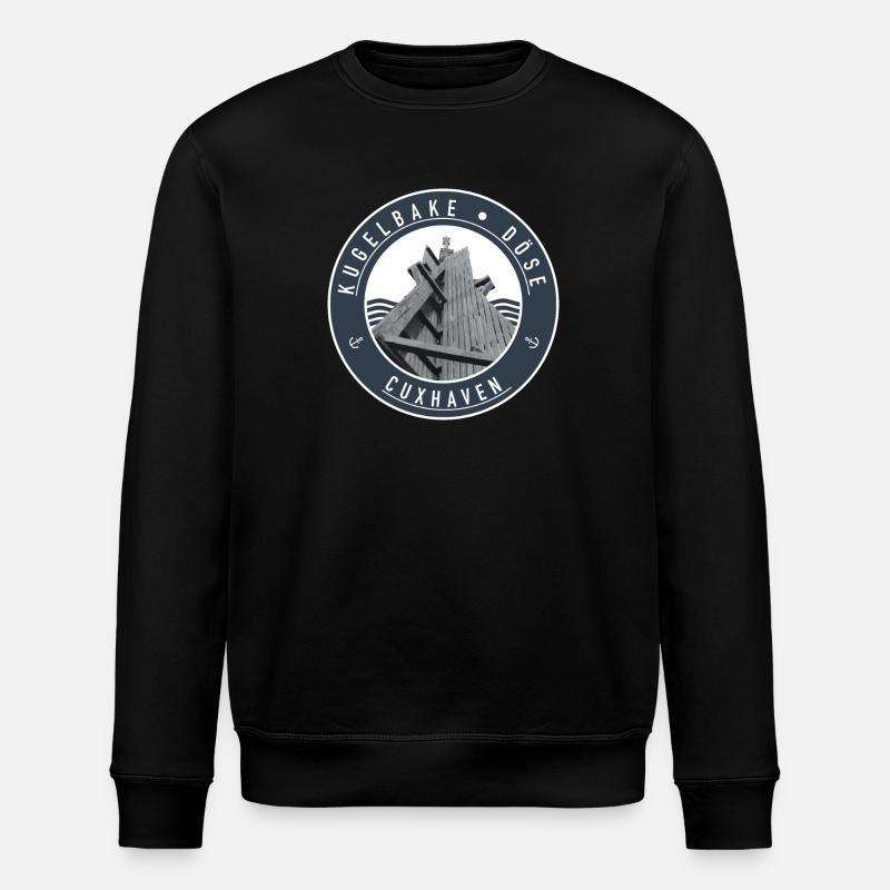 Kugelbake - Döse Cuxhaven - Stanley/Stella Unisex Bio-Sweatshirt ROLLER - Schwarz