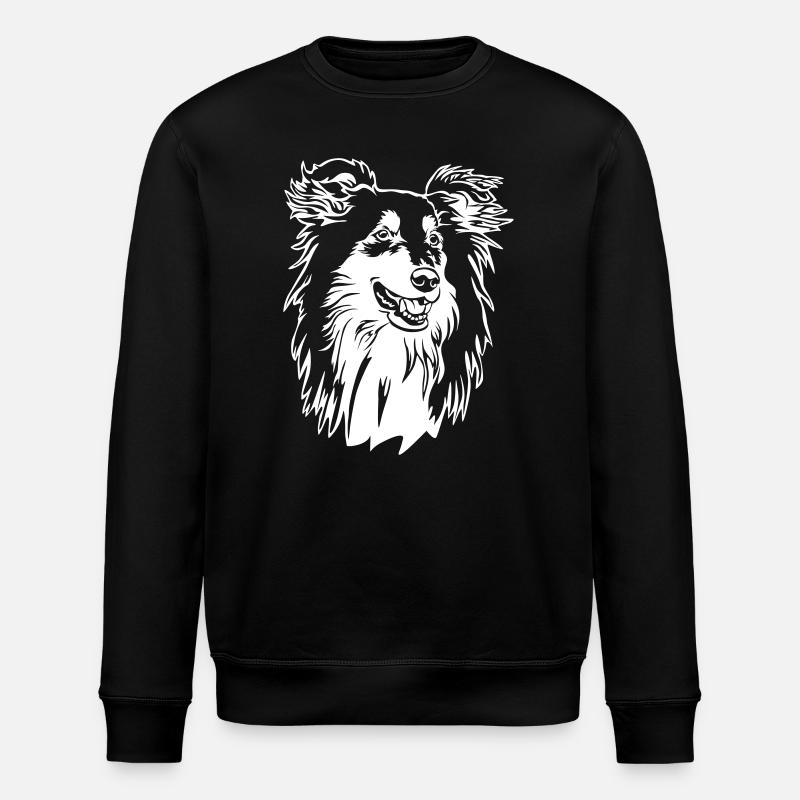 Collie Kopf « Black Edition » - Sweat bio ROLLER Stanley/Stella Unisexe - noir