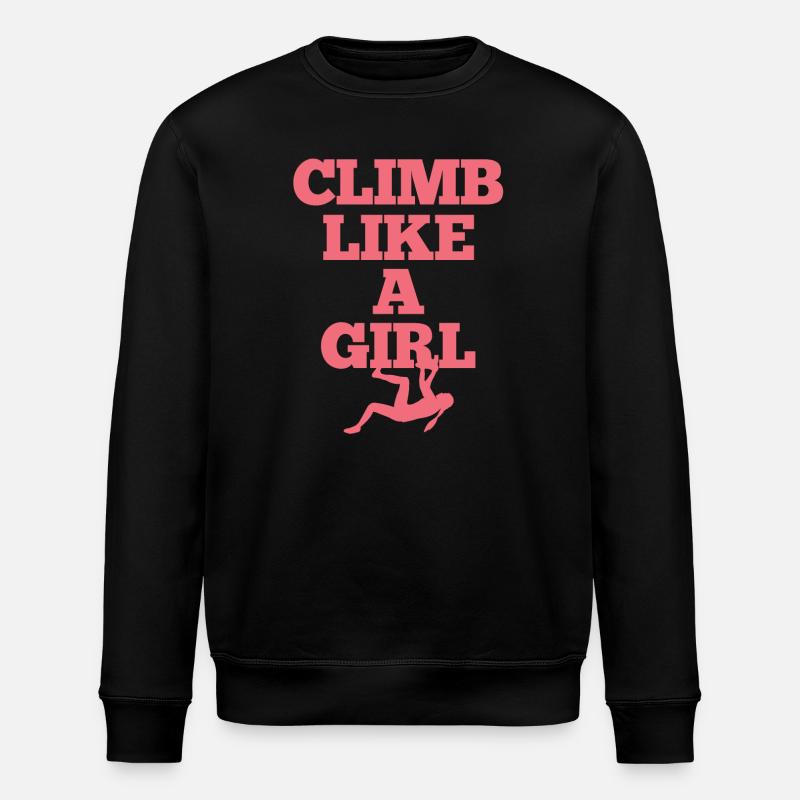 Climbing Bouldering - Stanley/Stella ROLLER Unisex Organic Sweatshirt - black
