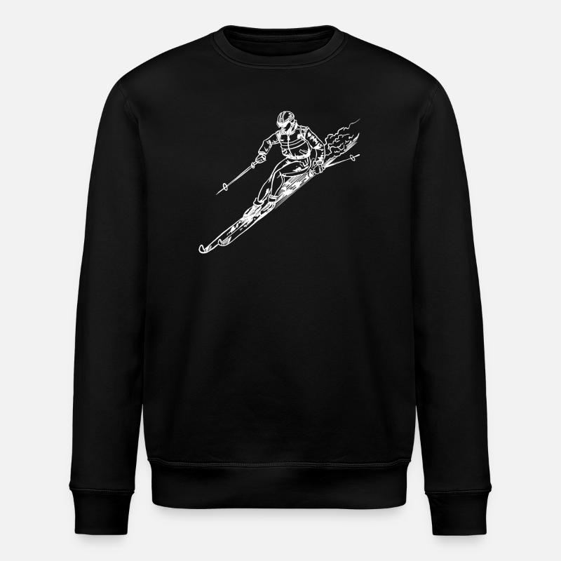 Ski - Stanley/Stella Unisex Bio-Sweatshirt ROLLER - Schwarz