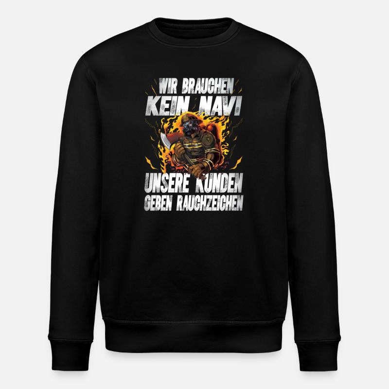 Feuerwehr - Stanley/Stella Unisex Bio-Sweatshirt ROLLER - Schwarz