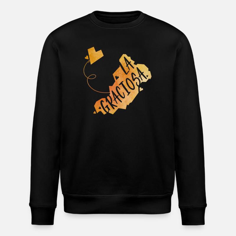 La Graciosa - Stanley/Stella Unisex Bio-Sweatshirt ROLLER - Schwarz