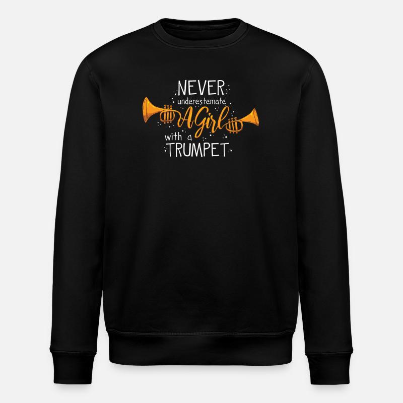 Trompette Trompette - Sweat bio ROLLER Stanley/Stella Unisexe - noir