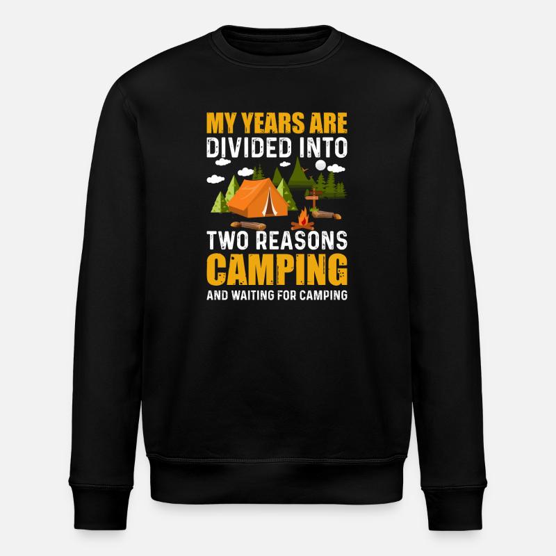 Camping - Stanley/Stella ROLLER Unisex Organic Sweatshirt - black