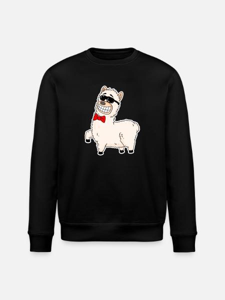 Alpaca - Stanley/Stella ROLLER Unisex Organic Sweatshirt - black