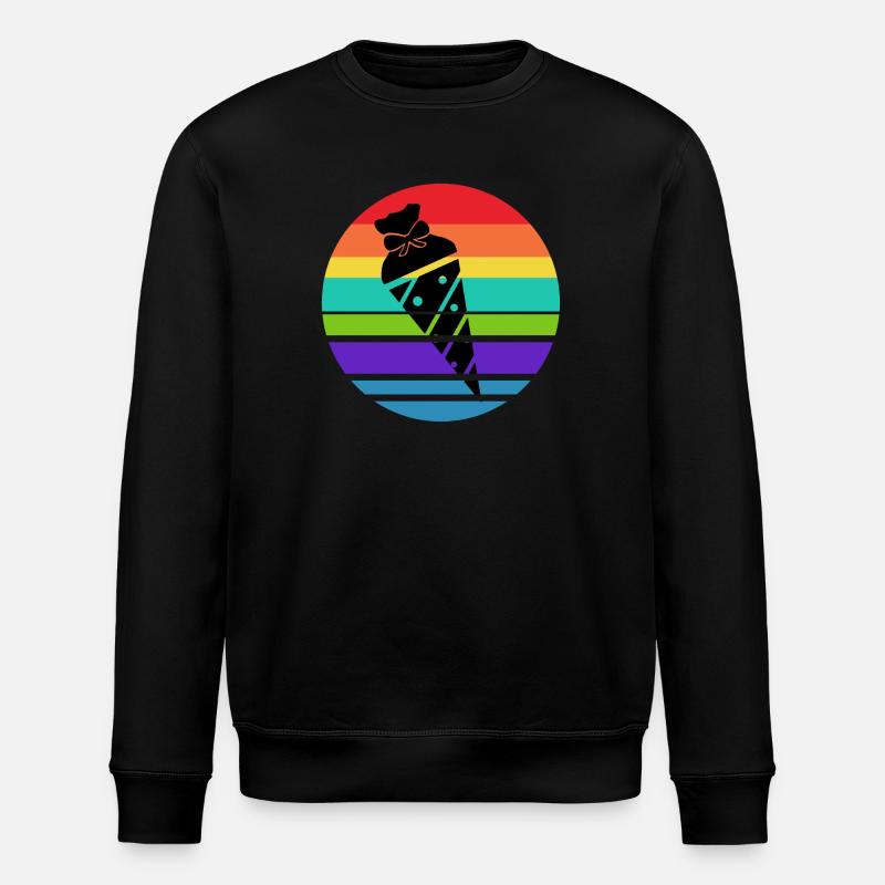 Schultüte Zuckertüte Schulanfang Schulbeginn - Stanley/Stella Unisex Bio-Sweatshirt ROLLER - Schwarz