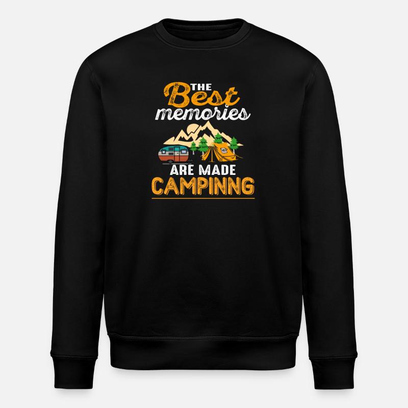 Camping - Stanley/Stella ROLLER Unisex Organic Sweatshirt - black