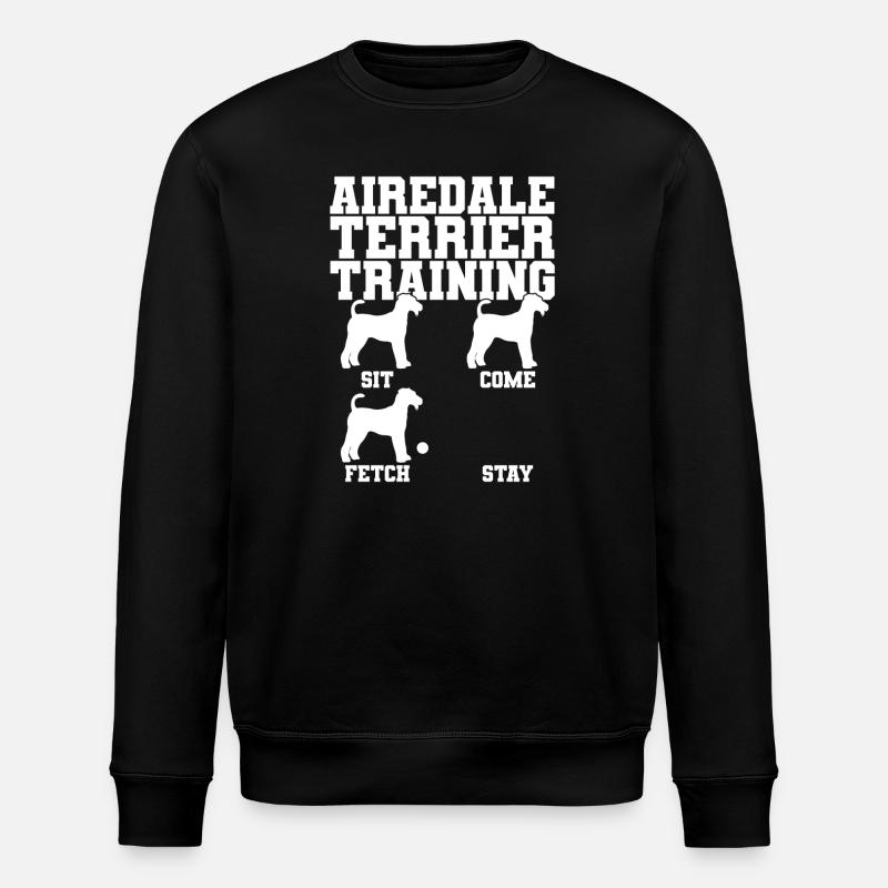 Airedale Terrier Dresseur de chiens - Sweat bio ROLLER Stanley/Stella Unisexe - noir