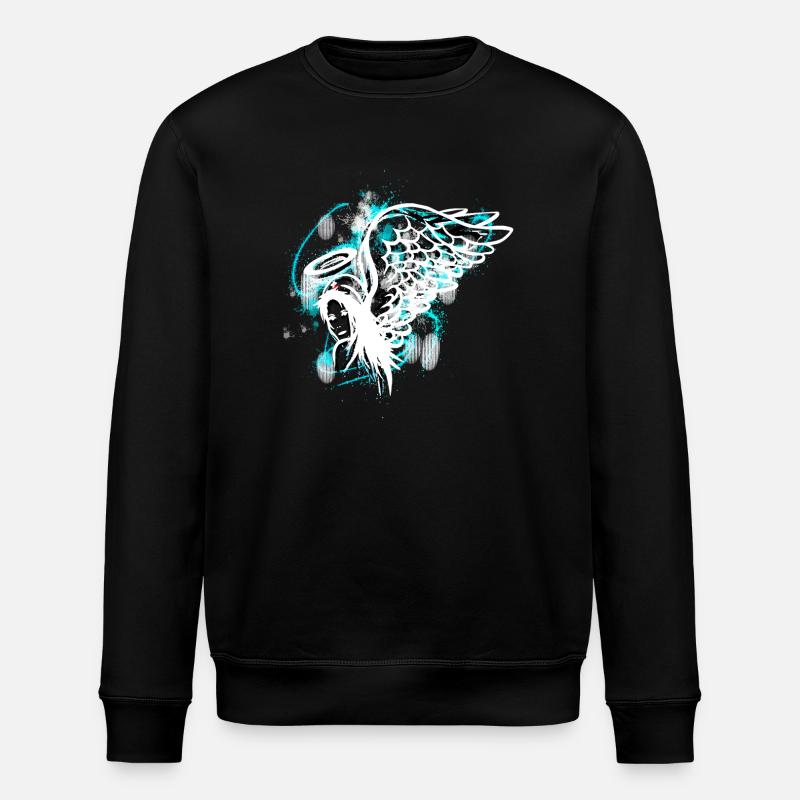 Infirmière Ange - Ailes angéliques - Sweat bio ROLLER Stanley/Stella Unisexe - noir