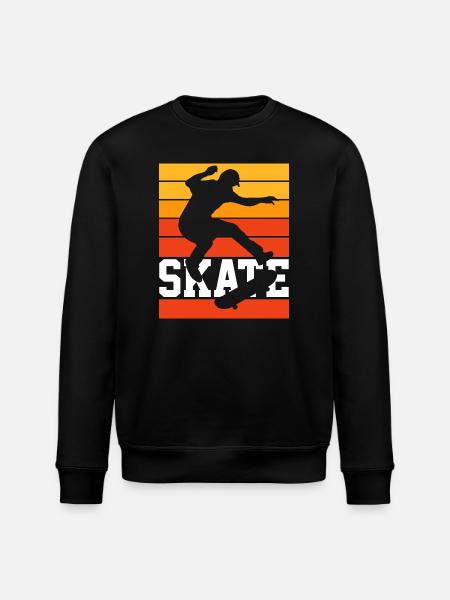 Łyżwiarstwo Vintage - Ekologiczna bluza typu unisex Stanley/Stella ROLLER - czarny