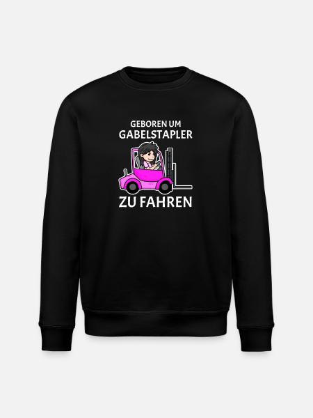 Staplerfahrer Damen Gabelstapler Stapler - Stanley/Stella Unisex Bio-Sweatshirt ROLLER - Schwarz
