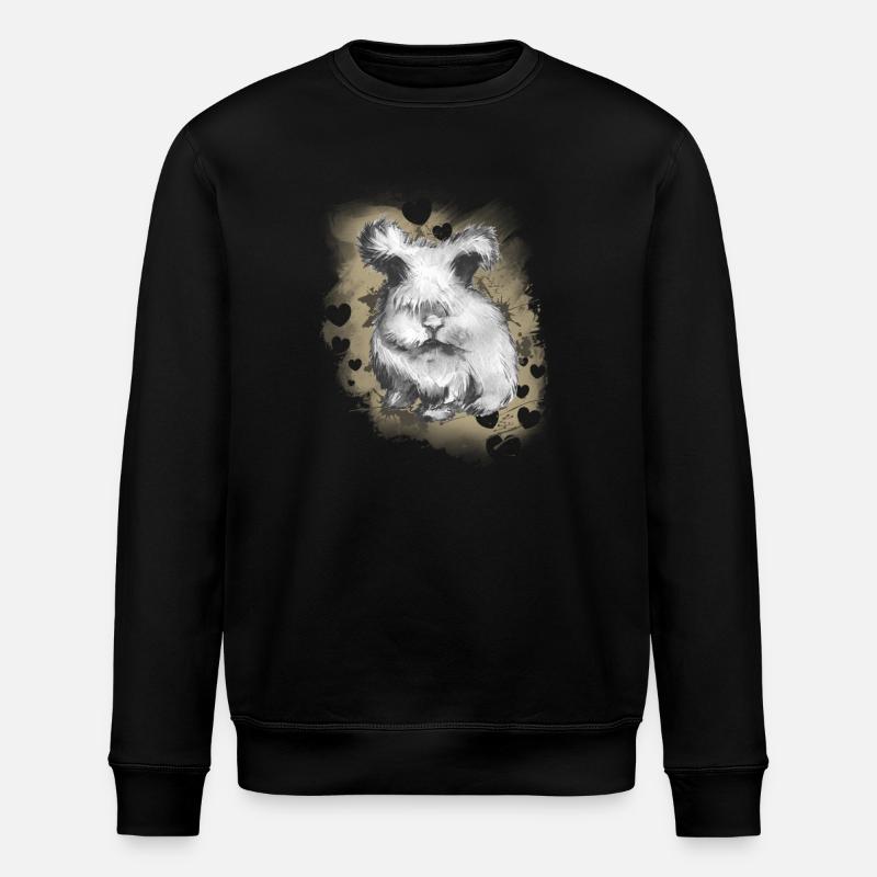 Rabbit - Stanley/Stella ROLLER Unisex Organic Sweatshirt - black