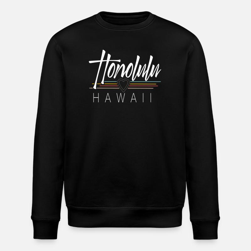 Honolulu Hawaii - Stanley/Stella Unisex Bio-Sweatshirt ROLLER - Schwarz