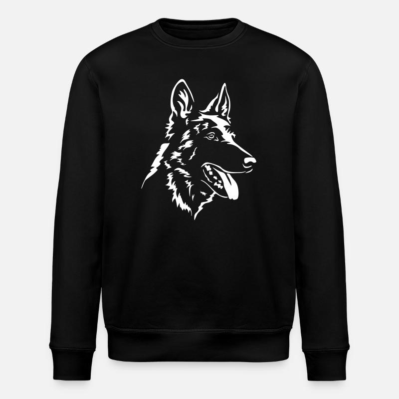 Hollandse Herder tête « Black Edition » - Sweat bio ROLLER Stanley/Stella Unisexe - noir