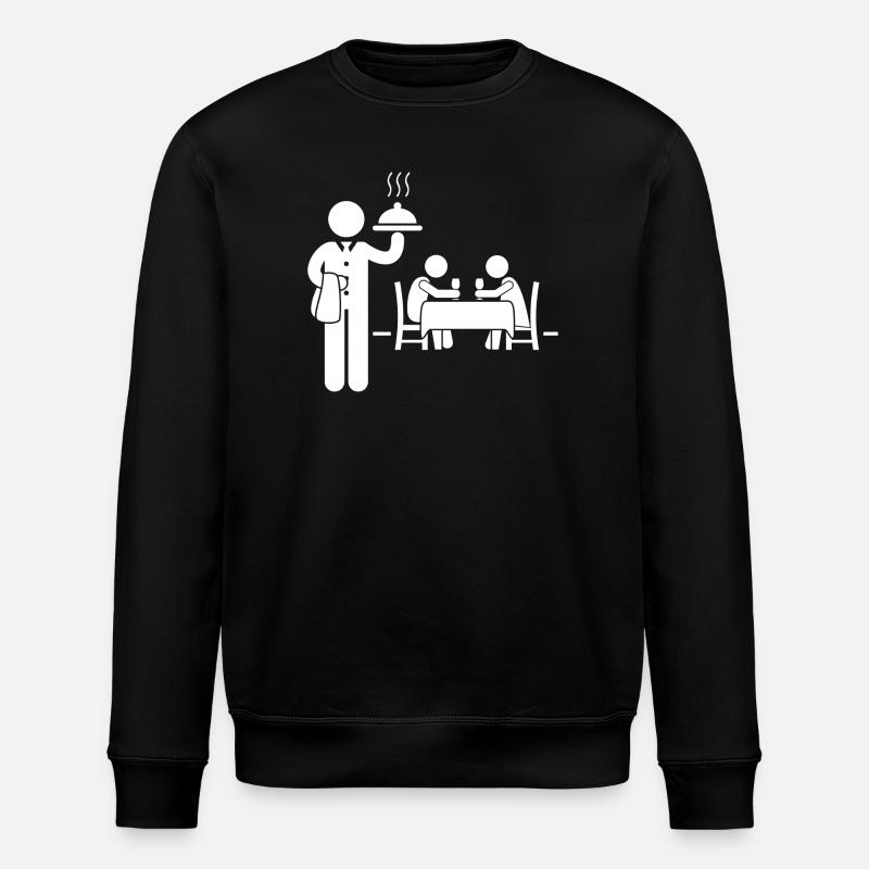 Waitress Waiter - Stanley/Stella ROLLER Unisex Organic Sweatshirt - black