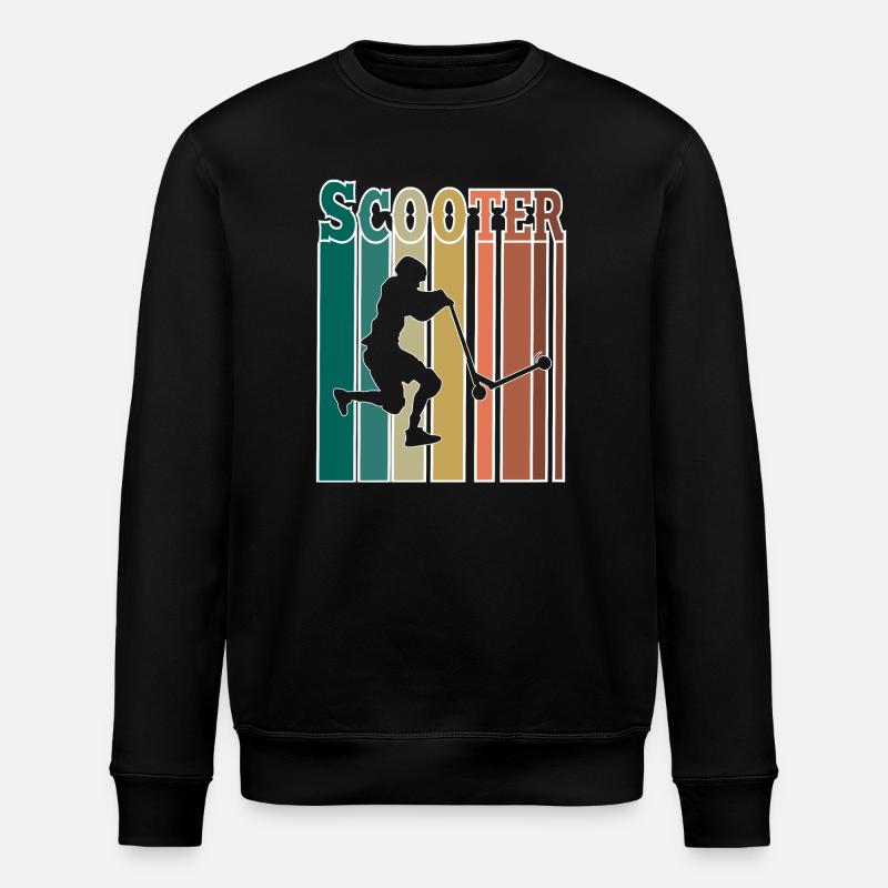 Scooter - Stanley/Stella Unisex Bio-Sweatshirt ROLLER - Schwarz