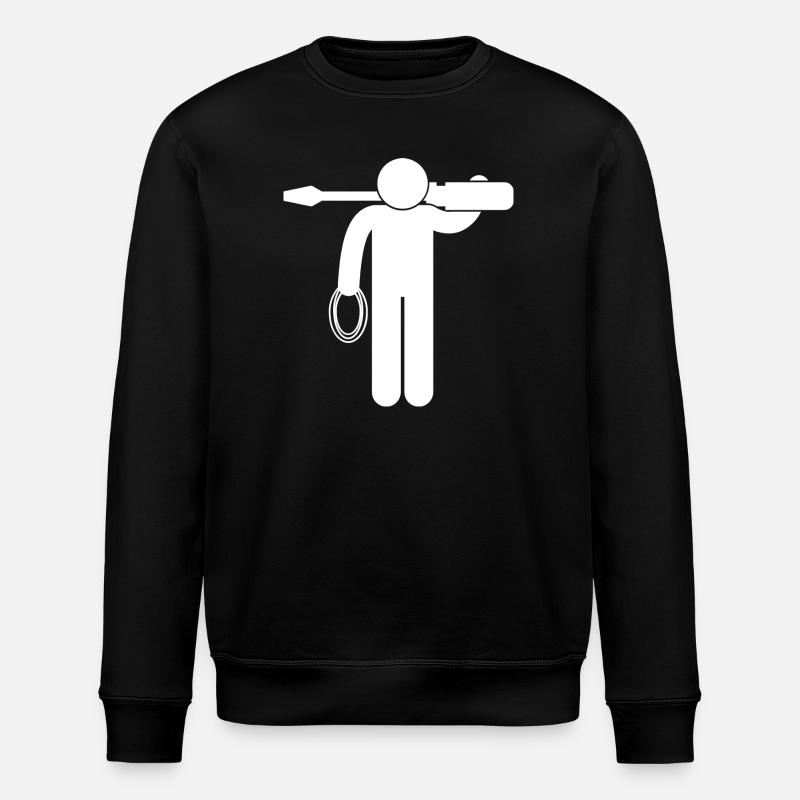 Électroniciens électriciens électrotechniciens - Sweat bio ROLLER Stanley/Stella Unisexe - noir