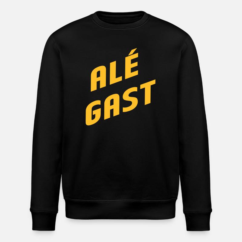 Alé Gast - Antwerp dialect - Stanley/Stella ROLLER Unisex Organic Sweatshirt - black
