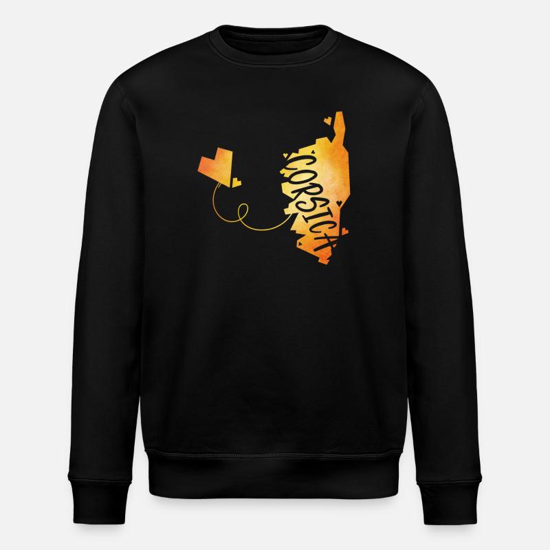 Corsica - Stanley/Stella Unisex Bio-Sweatshirt ROLLER - Schwarz