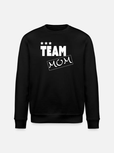 TEAM MOM - Stanley/Stella ROLLER Unisex Organic Sweatshirt - black
