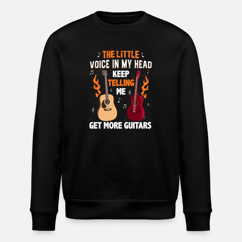 Guitariste guitare guitare - Sweat bio ROLLER Stanley/Stella Unisexe - noir