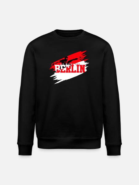 Fußball Berlin - Stanley/Stella Unisex Bio-Sweatshirt ROLLER - Schwarz