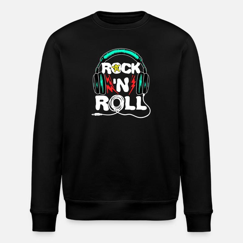 Cool Headset Lustig Spruch - Stanley/Stella Unisex Bio-Sweatshirt ROLLER - Schwarz