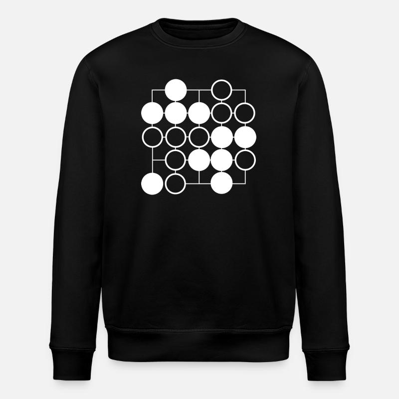 Go Brettspiel - Stanley/Stella Unisex Bio-Sweatshirt ROLLER - Schwarz