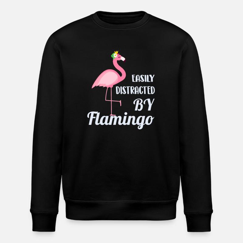 Flamingo - Sweat bio ROLLER Stanley/Stella Unisexe - noir