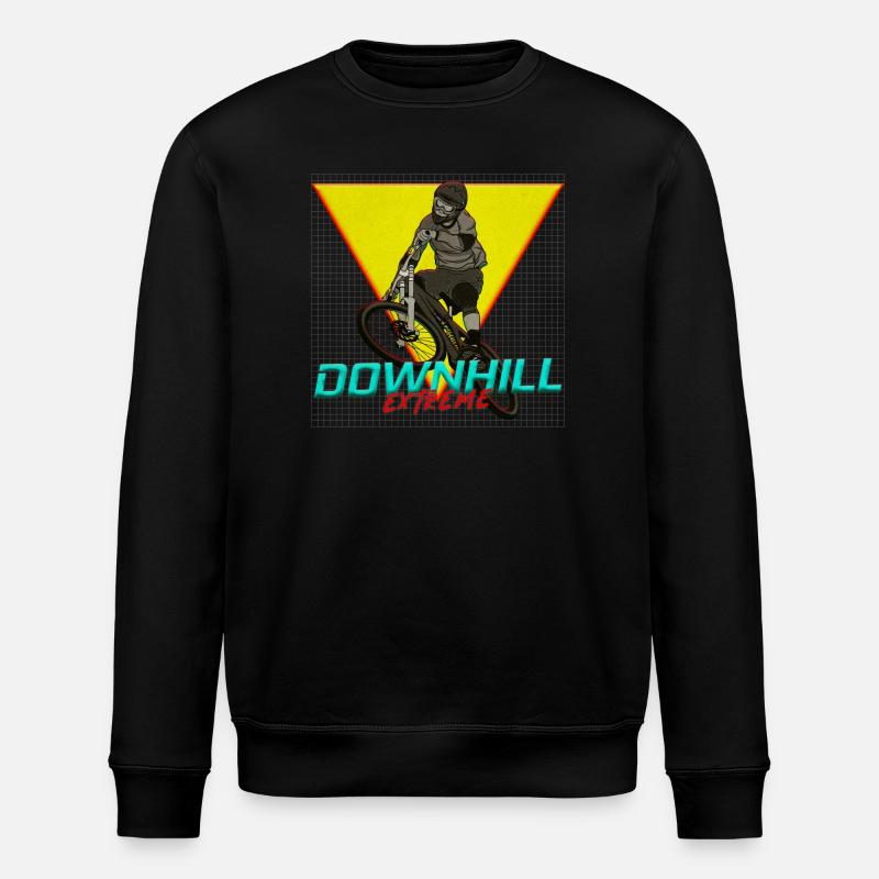 Downhill Extreme Motiv - Stanley/Stella Unisex Bio-Sweatshirt ROLLER - Schwarz