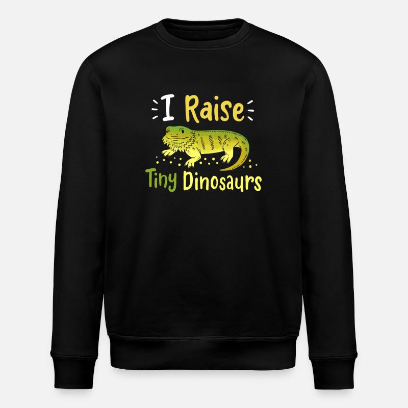 Bearded Dragon Lizard Reptiles - Stanley/Stella ROLLER Unisex Organic Sweatshirt - black