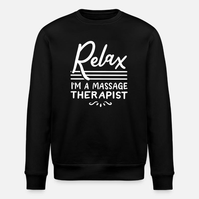 Massagetherapeut Massagetherapie - Stanley/Stella Unisex Bio-Sweatshirt ROLLER - Schwarz