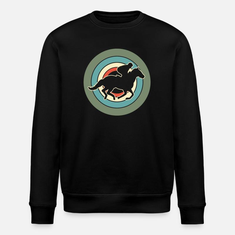 Cavalier Cavalier Equestre Rétro - Sweat bio ROLLER Stanley/Stella Unisexe - noir