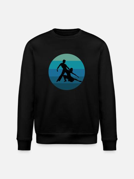 Latin Dancing Dance Couple Salsa - Stanley/Stella ROLLER Unisex Organic Sweatshirt - black